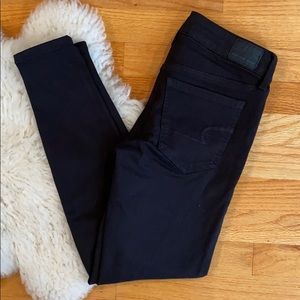 Black AE skinny jeans